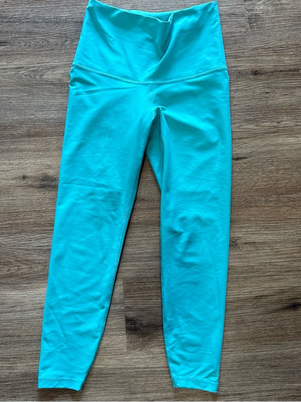 Old Navy Bright Aqua High-Waist Leggings